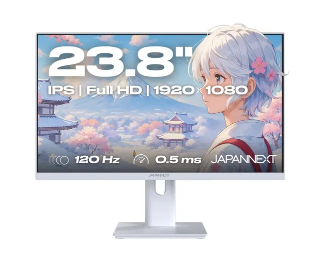 Monitor JAPANNEXT 60 5cm JN-I238FHD120F-HSP-W 16:9 HDMI biały FHD