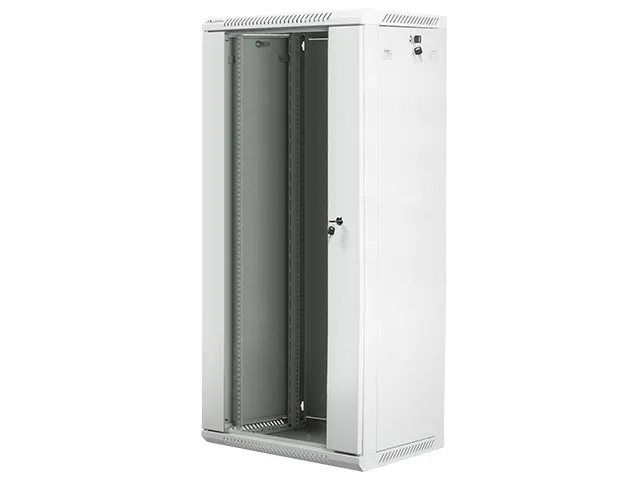 LANBERG SZAFA WISZĄCA 19 27U 600X450 (DRZWI SZKLANE SZARA RAL7035)