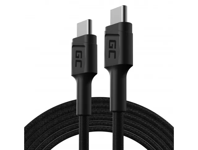 GREEN CELL KABEL KABGC29 GC POWERSTREAM USB-C - USB-C 200CM POWER DELIVERY 60W ULTRA CHARGE QC 3.0