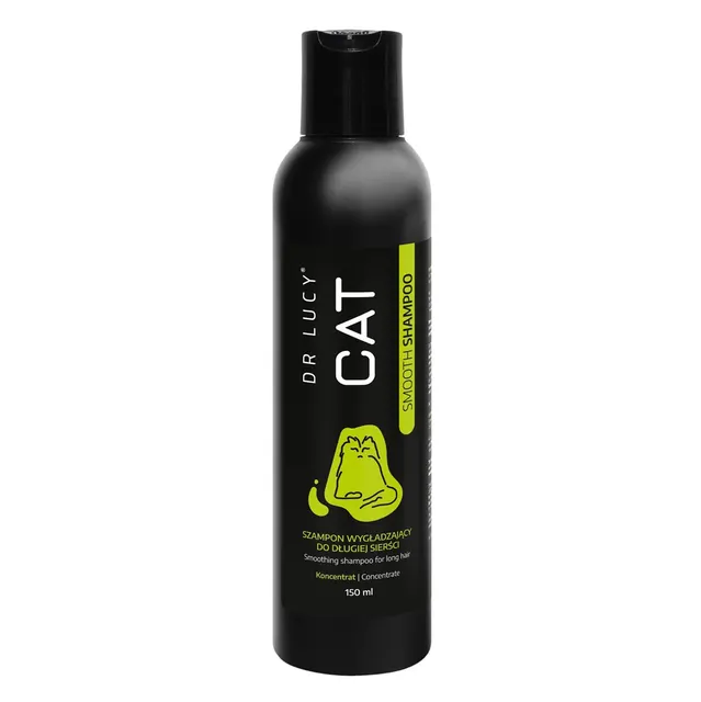 Szampon wygładzający dla kotów o długiej sierści Dr Lucy Cat Smooth - 150 ml