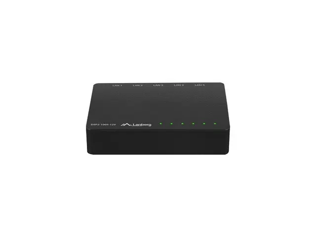 LANBERG SWITCH DSP2-1005-12V (5-PORT 12V 1GB/S)