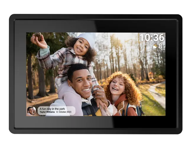 Ramka na zdjęcia Denver z FRAMEO 7 8GB czarna