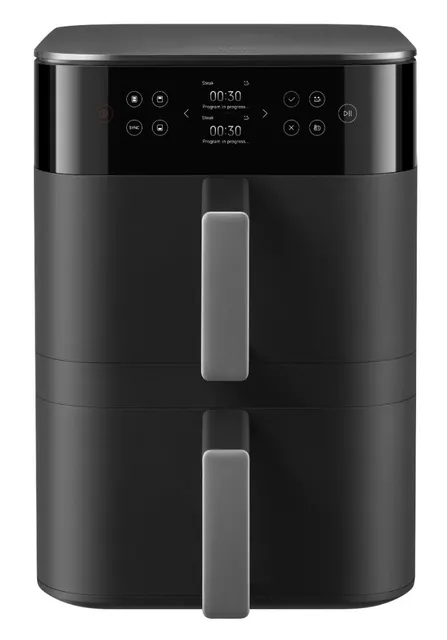 Xiaomi Smart Double Stack Air Fryer 12L Podwójny Autonomiczny 2800 W Frytkownica na gorące powietrze Czarny