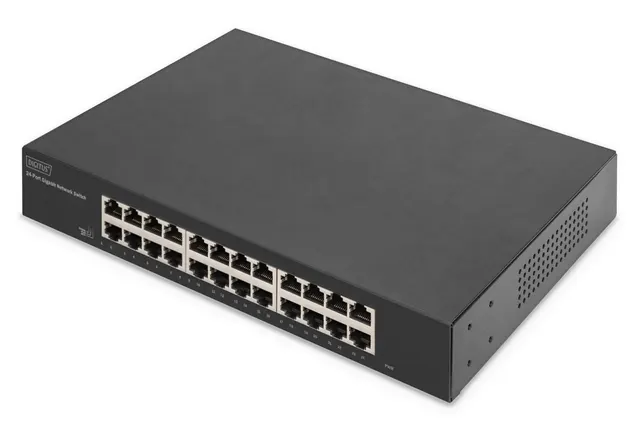 Digitus 24-portowy przełącznik gigabitowy 19-calowy niezarządzalny
