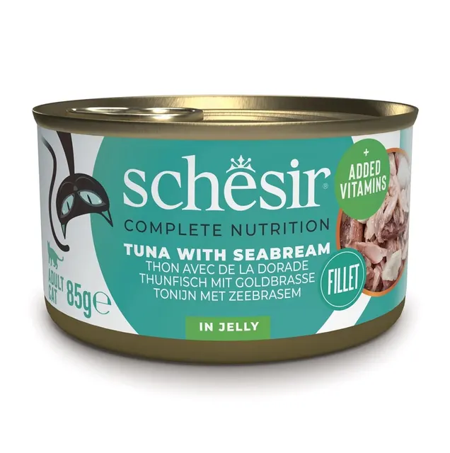 SCHESIR dla kotów Oceanic Adult w Galarecie Tuńczyk z Doradą 85g