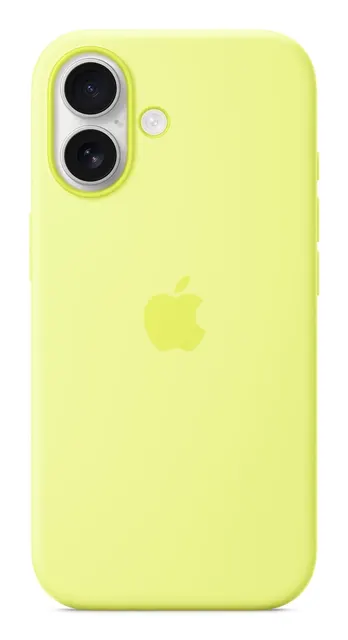 Silikonowe etui Apple iPhone 17 z MagSafe - Neon Yellow