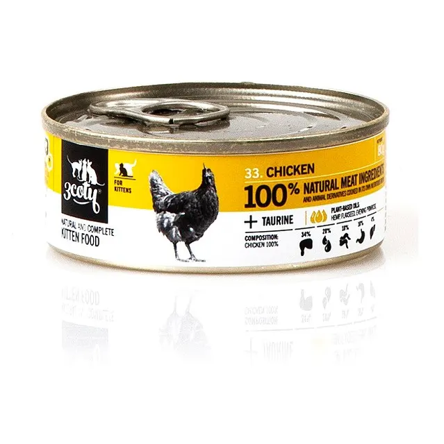 3Coty CHICKEN for Kittens 80g