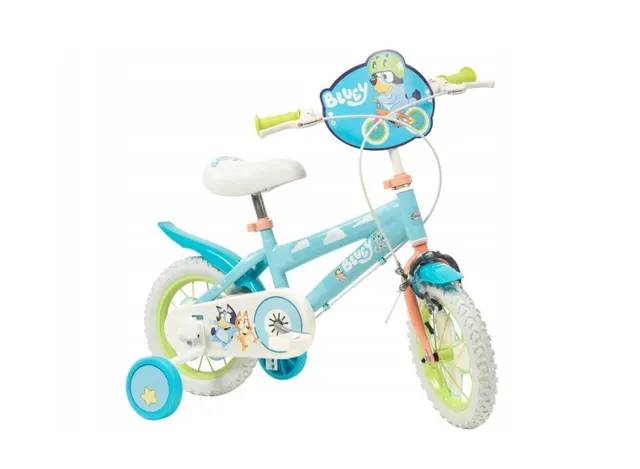 Rower dziecięcy TOIMSA Bluey 12 Błękitno-limonkowy