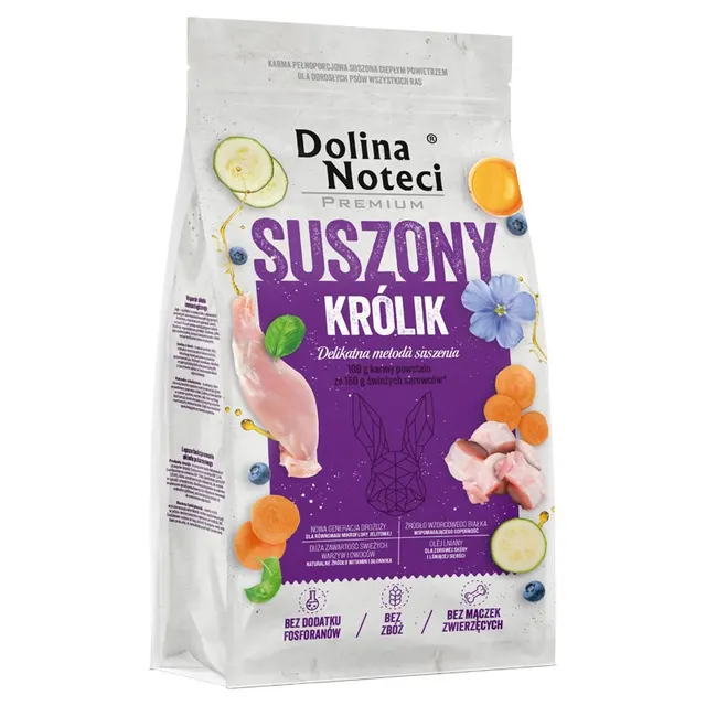 Dolina Noteci Premium królik karma suszona dla psa 9kg