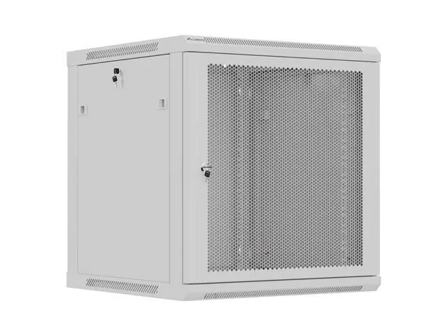 LANBERG SZAFA INSTALACYJNA RACK WISZĄCA 19 12U 600X600 SZARA DRZWI PERFOROWANE (FLAT PACK)