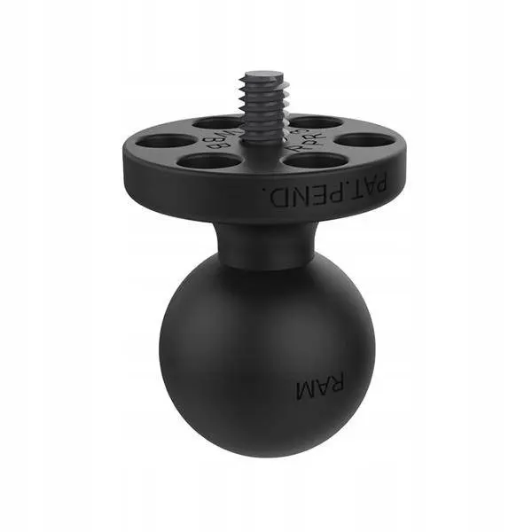 RAM MOUNT Adapter kulowy RAM® z trzpieniem gwintowanym 1/4 -20 do kamer sportowych - rozmiar B