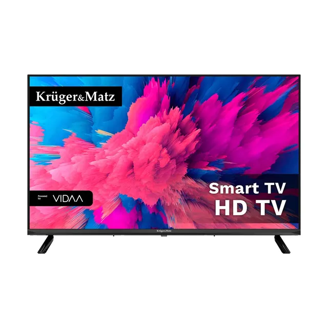 KRUGER&MATZ TELEWIZOR LED 32 HD VIDAA DVB-T2/S2/T/C H.265 HEVC KM0232-V3