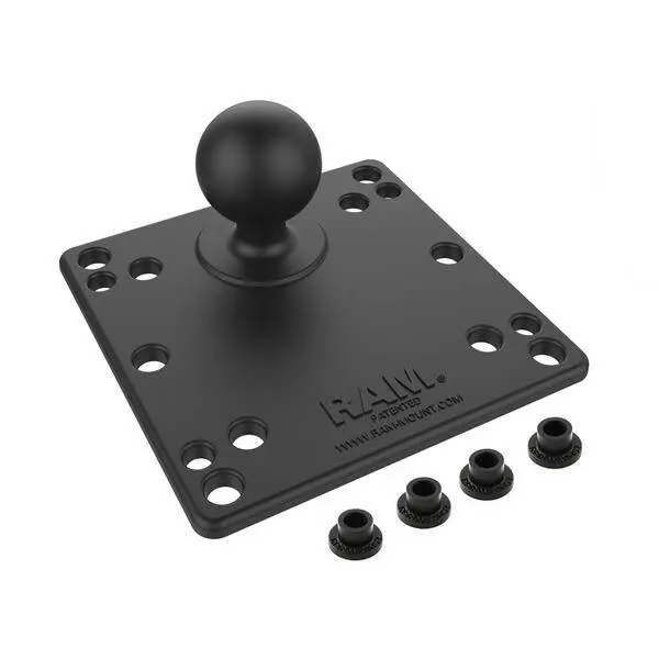 RAM® 100x100mm płytka VESA z kulką - rozmiar C