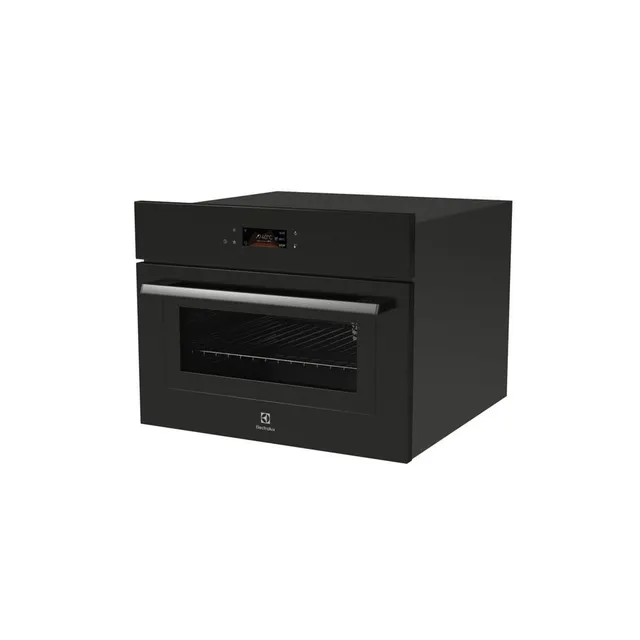 Piekarnik z mikrofalą ELECTROLUX LVL8E09Z 45 cm 38 l, mikrofala, pyroliza, termoobieg, czarny