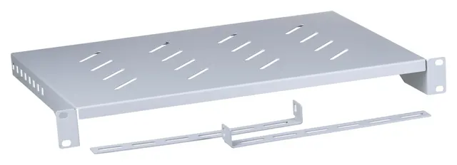 LANBERG PÓŁKA DO SZAF 19 600MM (1U 483X330MM) SZARA AK-1004-S