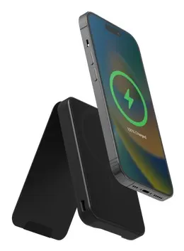 Mophie Snap+ Powerstation Mini Stand Red Bull Racing - magnetyczny powerbank 5000mAh z podstawką kompatybilny z MagSafe (1x port USB-C) (black)