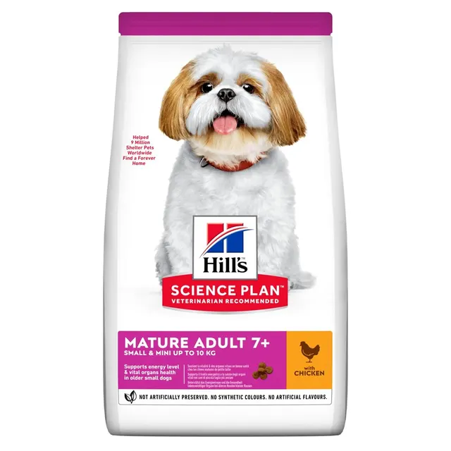 HILL'S SCIENCE PLAN Canine Mature Adult Small & Mini - sucha karma z kurczakiem dla psów starszych małych ras - 1 5 kg