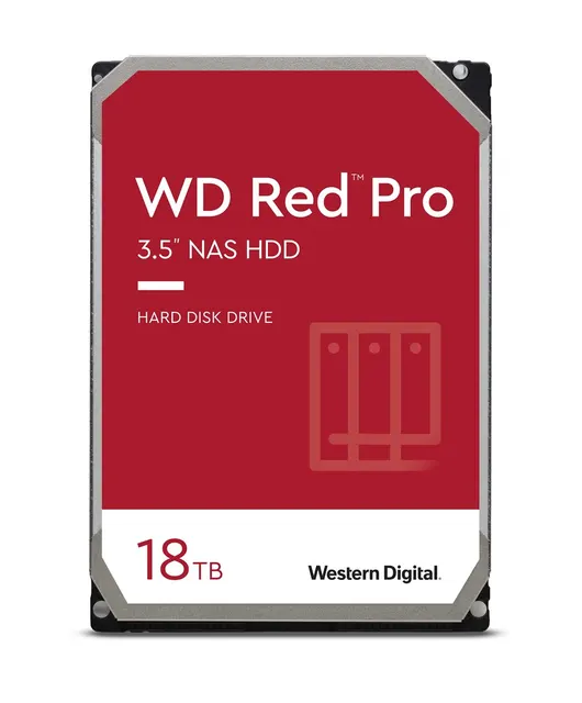 Dysk HDD WD Red Pro WD181KFGX (18 TB ; 3.5 ; 512 MB; 7200 obr/min)