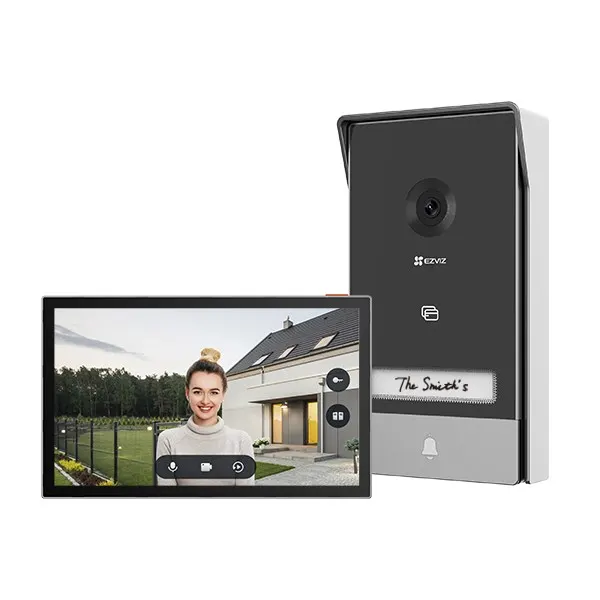 Zestaw wideodomofonowy EZVIZ HP7 z dwoma panelami bramowymi CS-HP7 (3MP 2-Entry Kit)