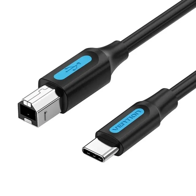 Kabel do drukarki USB 2.0 typu C męski na typ B męski 2m