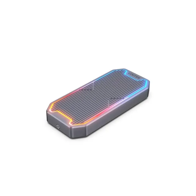 UNITEK OBUDOWA DYSKU USB-C M.2 SSD NVME/SATA 10GBPS RGB