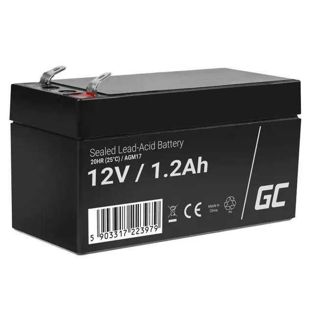 GREEN CELL AKUMULATOR ŻELOWY AGM17 12V 1 2AH