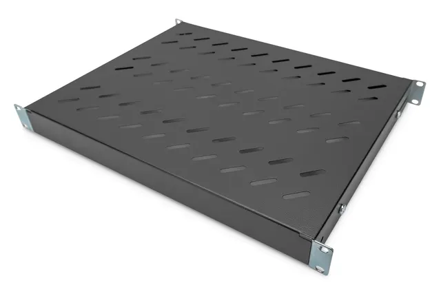 Digitus Półka ze zmiennymi szynami mocującymi do montażu stałego w szafach 483 mm (19 ) (DN-97645)