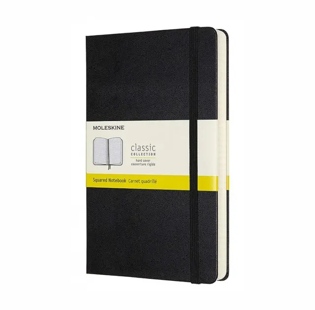 MOLESKINE Notes Classic L (13x21cm) w kratkę miękka oprawa 400 stron czarny