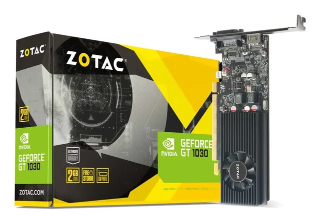 Zotac GT 1030 LP 2GB GDDR5 64b DVI-D HDMI