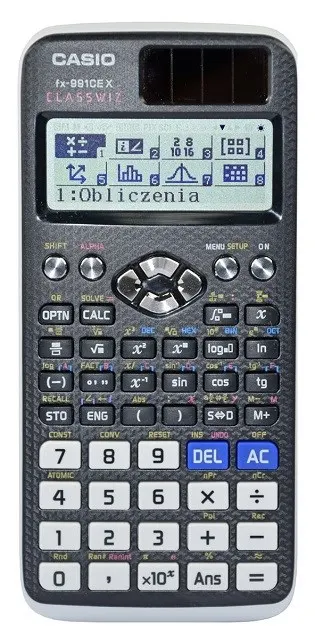 CASIO KALKULATOR NAUKOWY FX 991CEX CLASSWIZ CZARNY 12 CYFROWY WYŚWIETLACZ