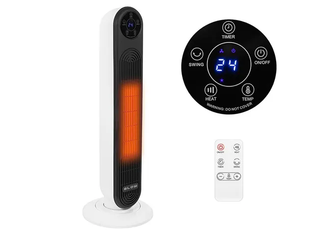 Nagrzewnica grzejnik 2000W BLOW EH-03 z pilotem