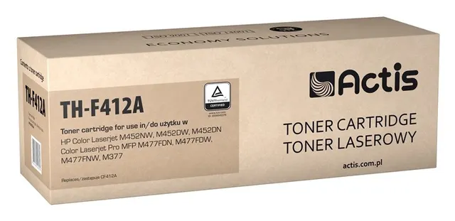 Actis TH-F412A Toner (zamiennik HP 410A CF412A; Canon CRG 046 Y 1247C002; Standard; 2300 stron; żółty)