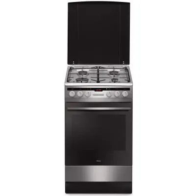 Kuchnia gazowo-elektryczna AMICA 57GEH2.33HZpTa(Xx), termoobieg, grill, inox