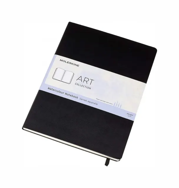 MOLESKINE Notes Art Watercolour A4 (21x29 7cm) 60 stron czarny