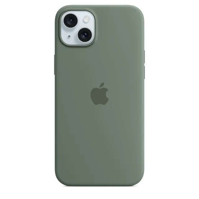 Silikonowe etui Apple z MagSafe Cypress do iPhone 15 Plus