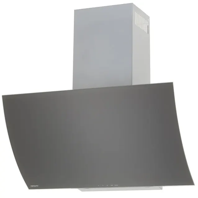 Okap kominowy AKPO WK-4 CLARUS 60 cm, LED, szare szkło