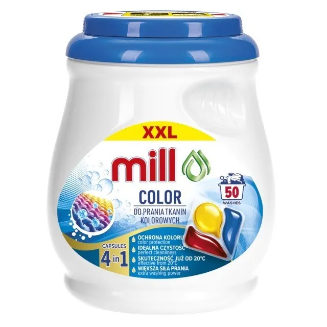 MILL Kapsułki do prania KOLOR 50 szt. 3K.S