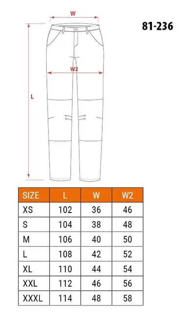 Spodnie ochronne czarne NEO tools 81-236-S