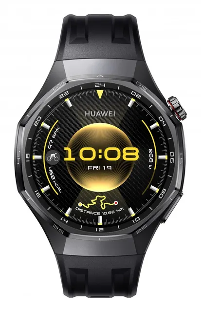 Inteligentny zegarek Huawei WATCH GT 6 Pro 46mm, GPS (satelitarny), Dioda AMOLED, 1 47 cala, Wodoodporny, Czarny