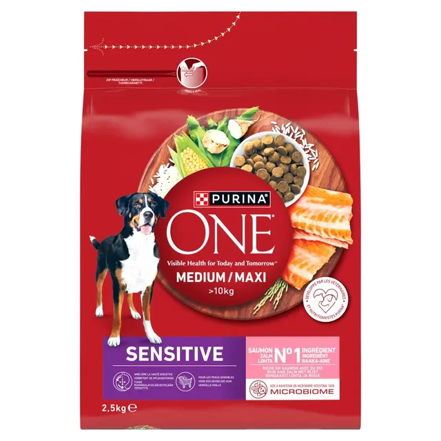 PURINA ONE MEDMAX Adult Sensitive Salmon&Rice 2 5kg
