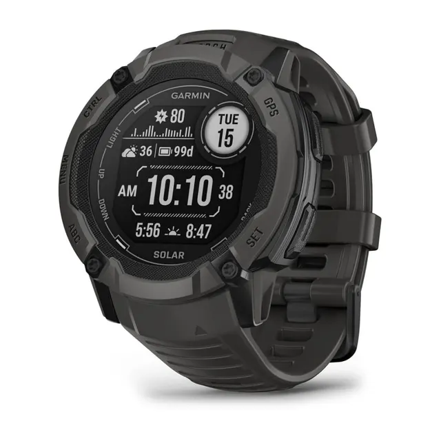 Zegarek sportowy Garmin Instinct 2X Solar MIP 50mm Graphite