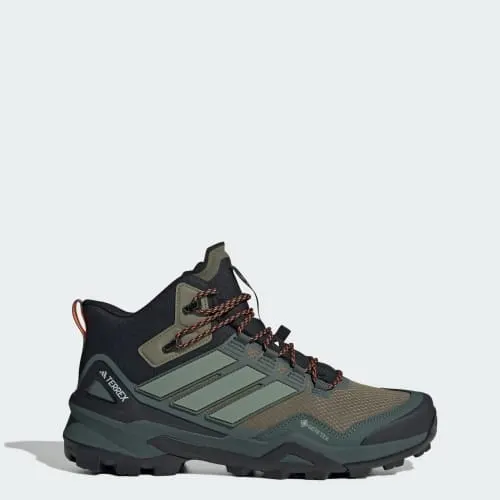 Buty trekkingowe wysokie adidas TERREX Skychaser Mid GTX - olistr/silgrn/cblack