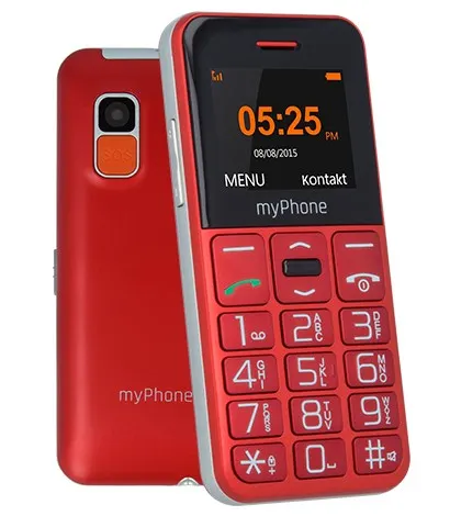myPhone Halo Easy 4 32 cm (1.7 ) 70 g Szary Czerwony Telefon dla początkujących