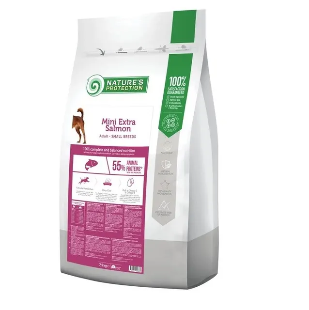 Nature's Protection Mini Extra łosoś 7 5kg