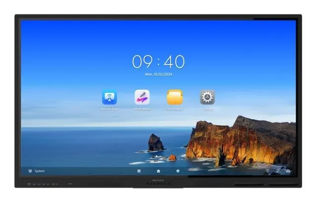 Hikvision Value Series DS-D5B75RB/EL tablica interaktywna 190 5 cm (75 ) 3840 x 2160 px Ekran dotykowy Czarny HDMI