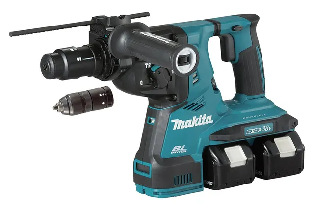 Makita Młotowiertarka 2x18V DHR281PT2J 2 9J 2x5 0Ah BL + uchwyt