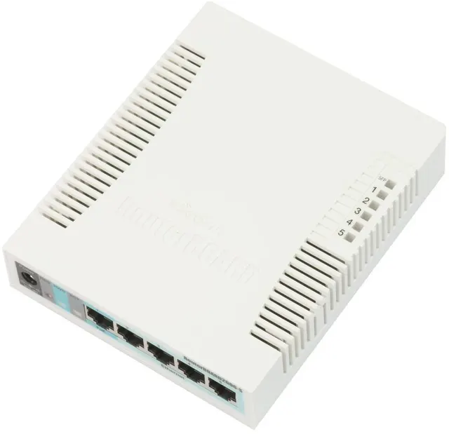 Router Mikrotik RB260GS Gigabit Ethernet (10/100/1000) Obsługa PoE Biały