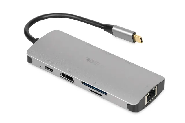 IBOX HUB USB IUH3RJ4K USB3.2 LAN HDMI 4K PD100W