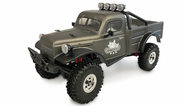 Samochód zdalnie sterowany Amewi RC Car AMXRock AM18 Harvest Szary z akumulatorem LiPo 600mAh/14+