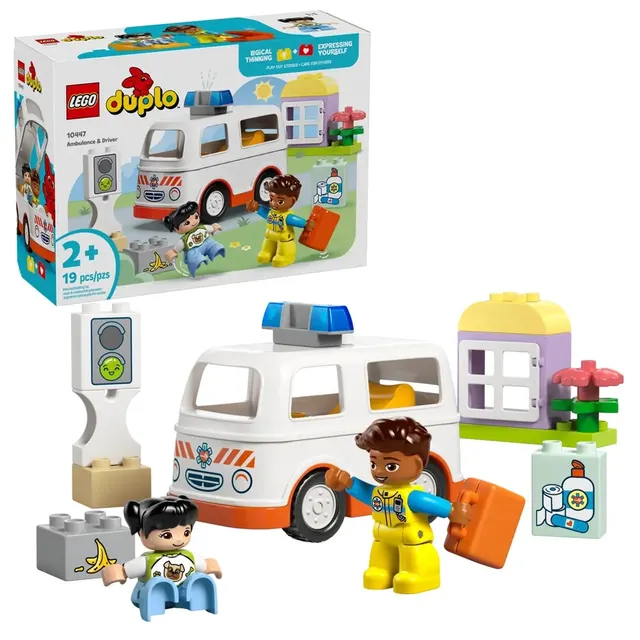 LEGO Duplo 10447 - Karetka z kierowcą